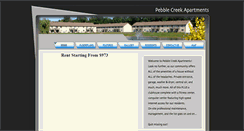 Desktop Screenshot of pebblecreekapt.com